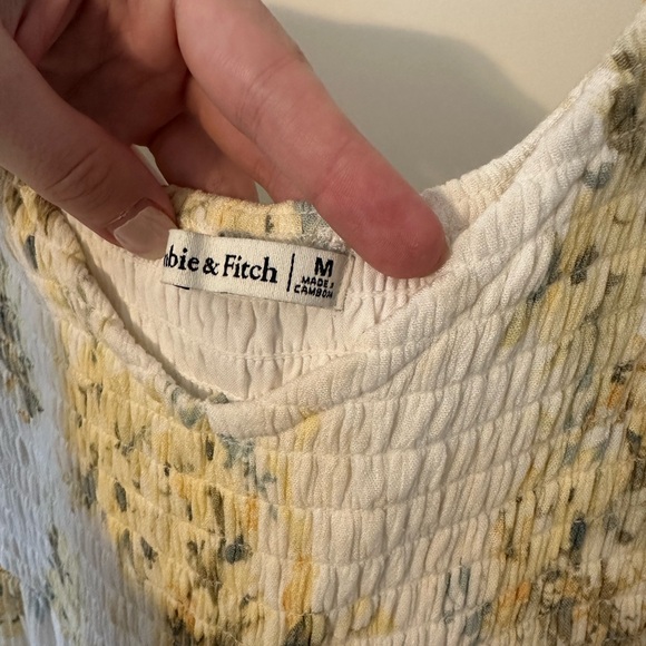 Abercrombie & Fitch Yellow and White Floral Maxi Dress - Picture 3 of 3